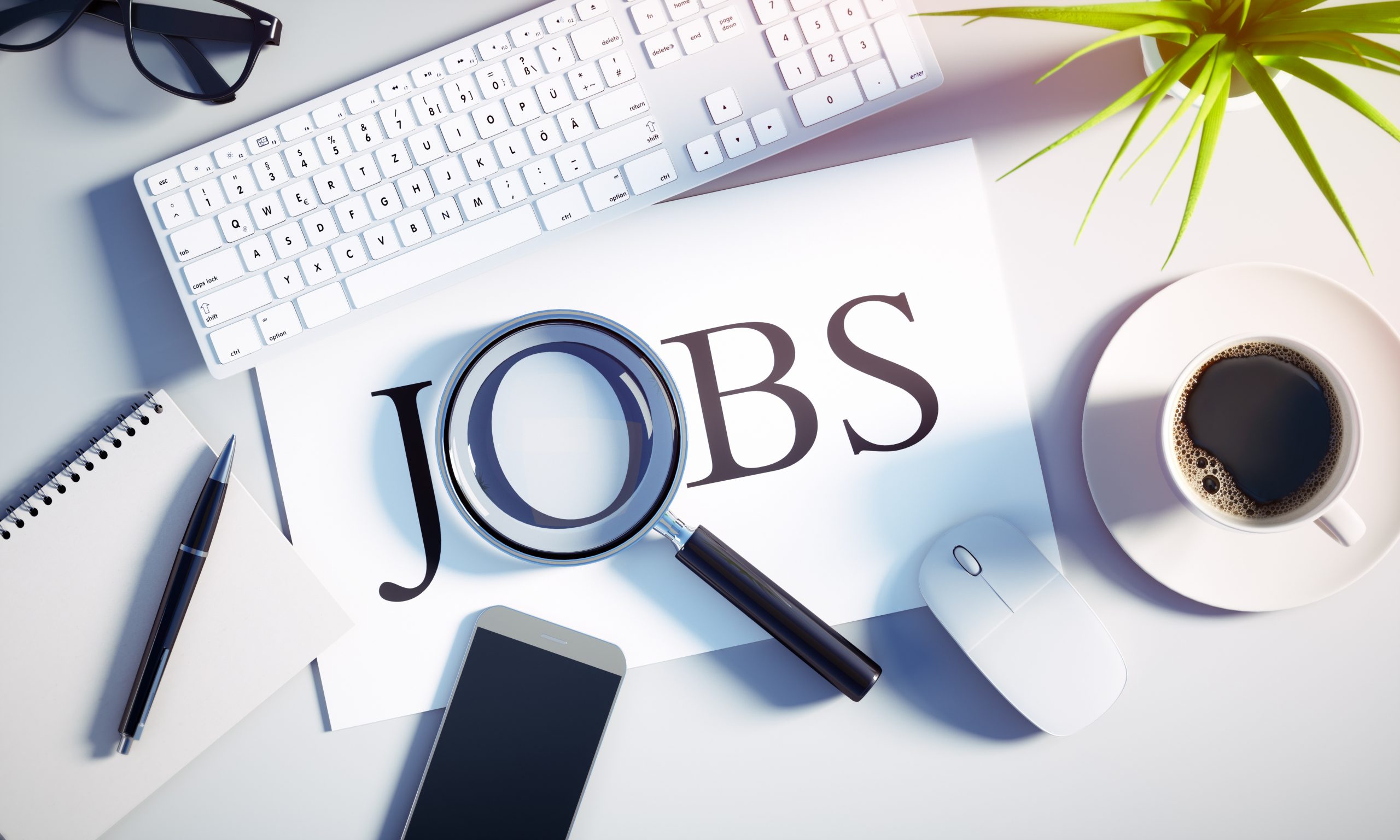 Schreibtisch - Jobsuche