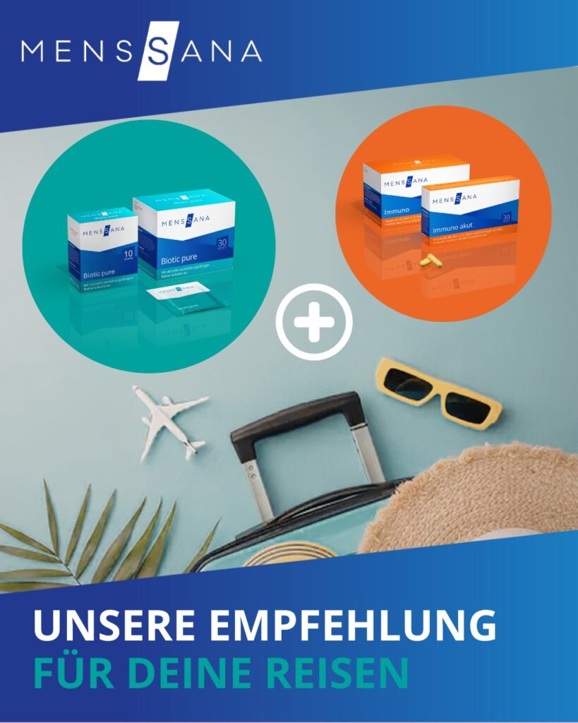 Unsere Empfehlung für deine Reisen
Neue Orte, anderes Essen, veränderte Routinen – Reisen bringt fr...