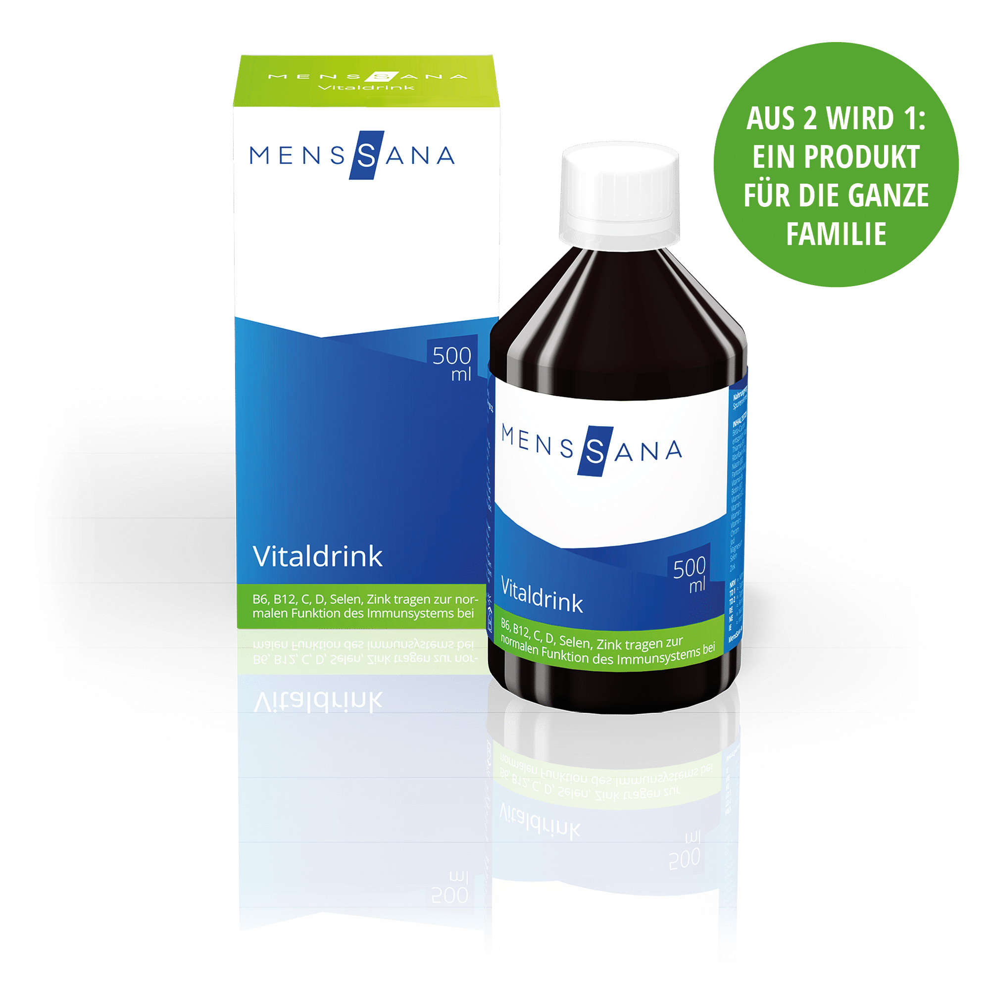 Vitaldrink (500 ml) Titelbild Neu 2 | MensSana OnlineShop