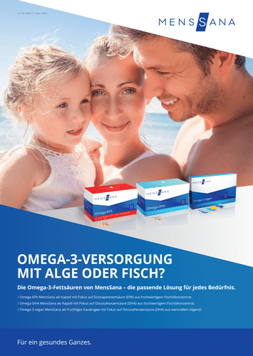 Plakat A1 – Omega-3 Versorgung MensSana